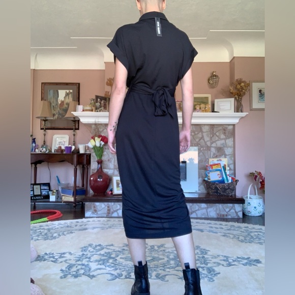 Steve Madden Ruched Button Down Dress - Picture 9 of 14